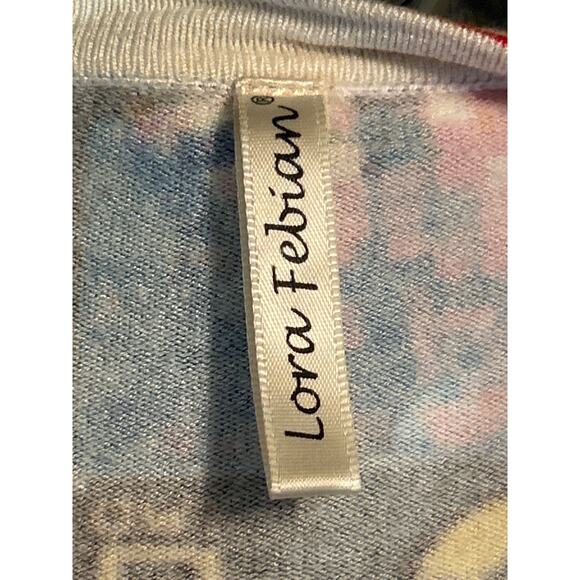 Miss Sixty Lora Febian Graphic Cardigan Sweater - Picture 4 of 5